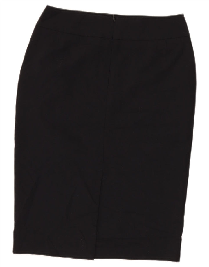 Marks & Spencer Γυναικεία Pencil Φούστα UK 10 Small W28 Navy Blue Polyester