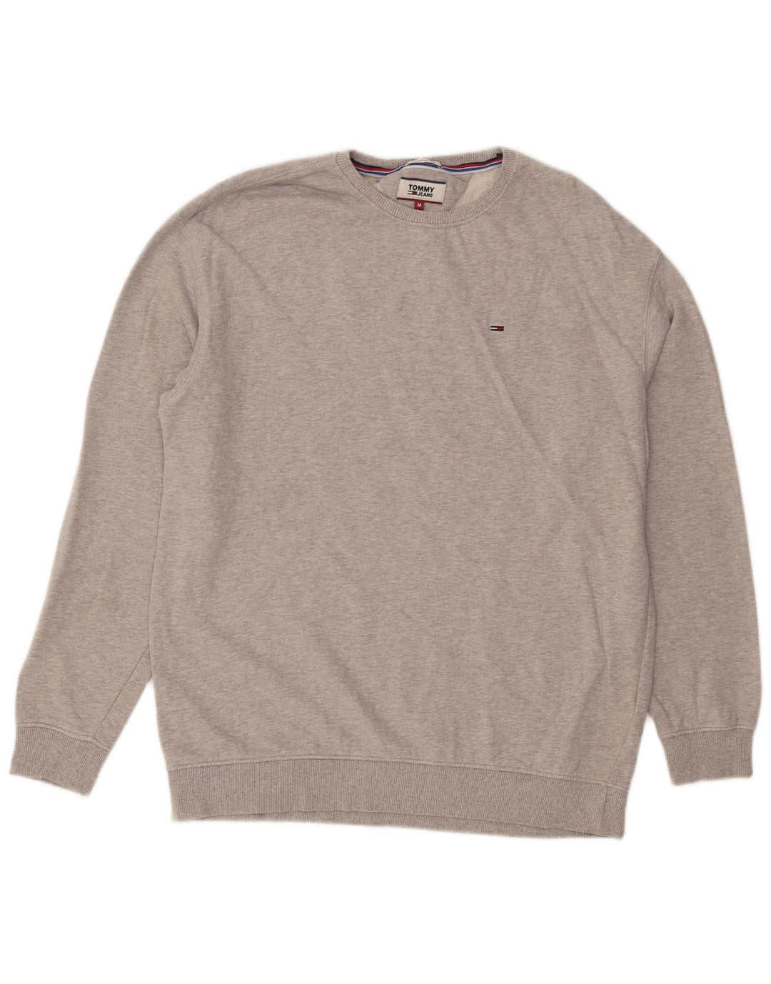 Ανδρικό φούτερ Tommy Hilfiger Relaxed Fit Jumper Μεσαίο γκρι βαμβακερό