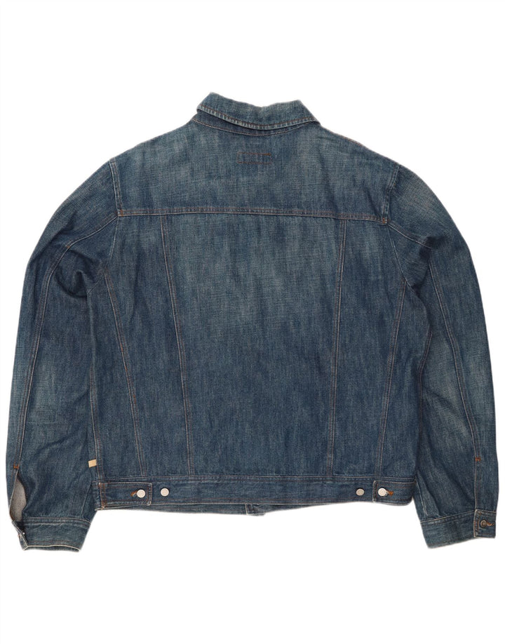 CERRUTI 1881 Ανδρικό τζιν μπουφάν UK 44 2XL Μπλε βαμβακερό