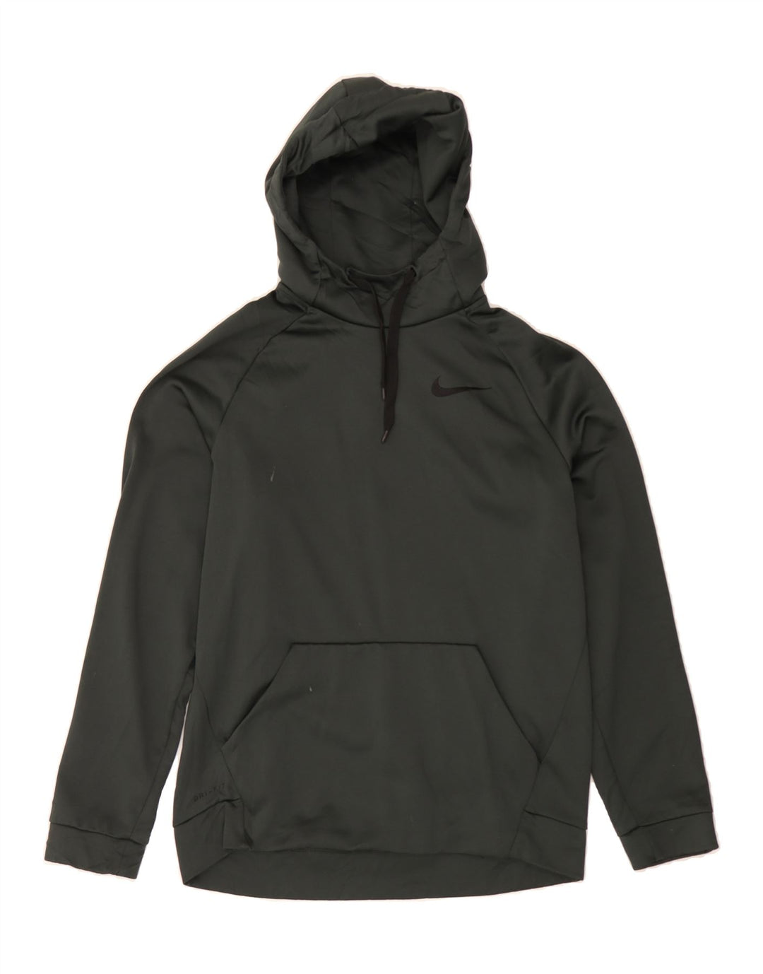 NIKE Mens Dri Fit Hoodie Jumper Medium Grey Polyester Vintage Nike and Second-Hand Nike from Messina Hembry 