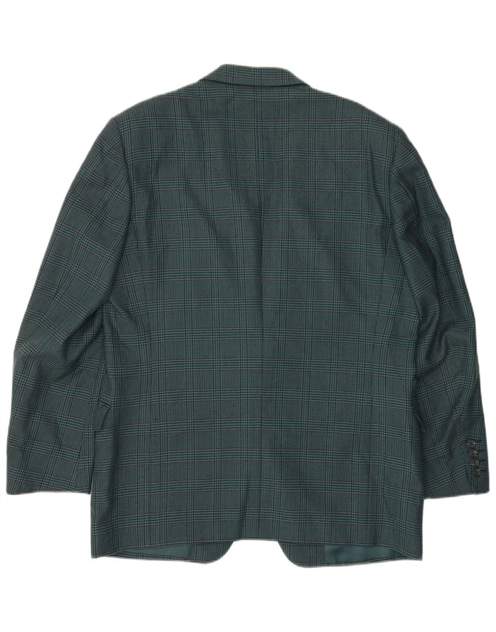 CANALI Ανδρικό σακάκι σακάκι με 2 κουμπιά IT 52 XL Μπλε Houndstooth Μαλλί