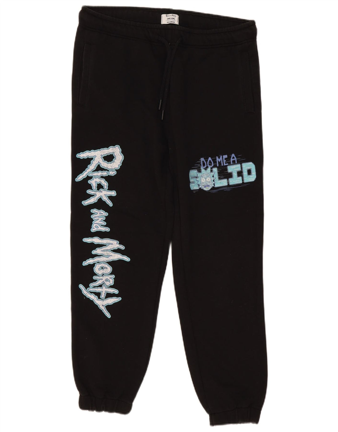 Pull & Bear Ανδρικές φόρμες Rick and Morty Παντελόνια Joggers Medium Black