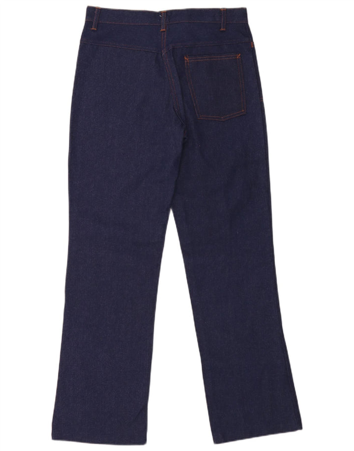 Vintage γυναικείο φαρδύ τζιν W32 L31 Navy Blue