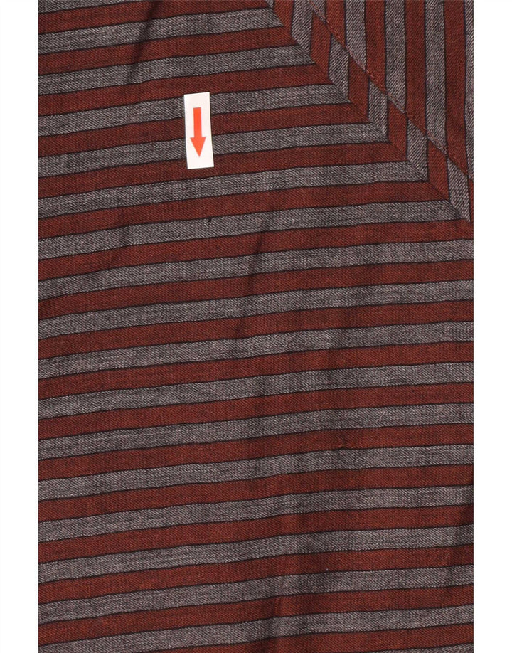 Vintage γυναικεία μπλούζα Top IT 40 Small Brown ριγέ