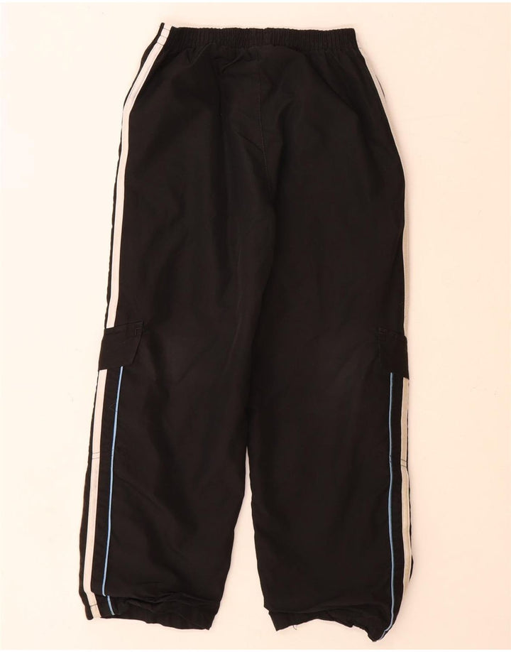 Adidas Boys Tracksuit Trousers Joggers 6-7 Years Black Polyester