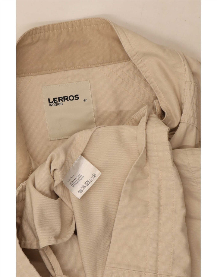 Lerros Γυναικείο Gilet IT 42 Βαμβακερό μεσαίο μπεζ