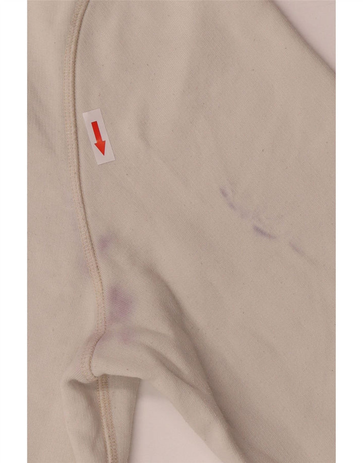 Jack Wills Ανδρικό γραφικό φούτερ Jumper μεγάλο λευκό βαμβακερό