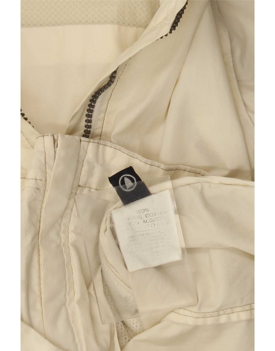 Murphy & Nye Γυναικείο Bomber Jacket με κουκούλα UK 10 Small Off White Βαμβακερό