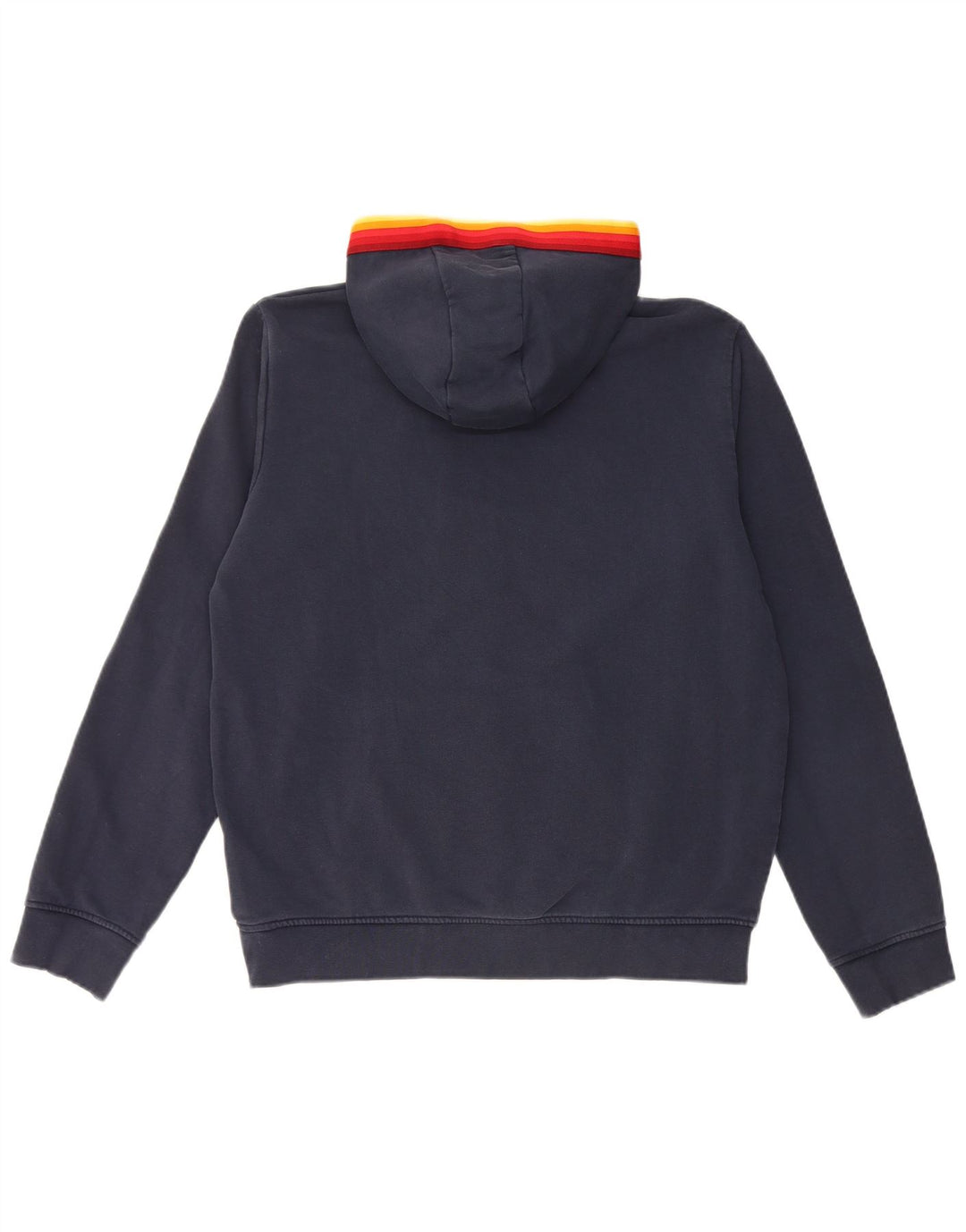 ELLESSE Boys Graphic Hoodie Jumper 15-16 Years Navy Blue Cotton