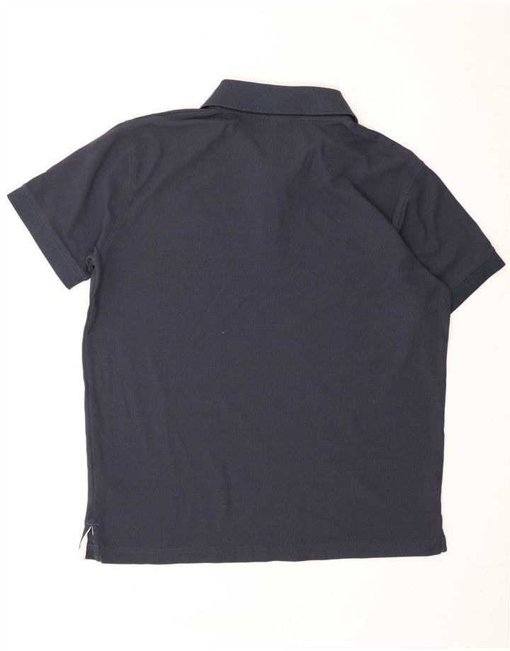 HELLY HANSEN Mens Polo Shirt Large Navy Blue Polyamide Vintage Helly Hansen and Second-Hand Helly Hansen from Messina Hembry 