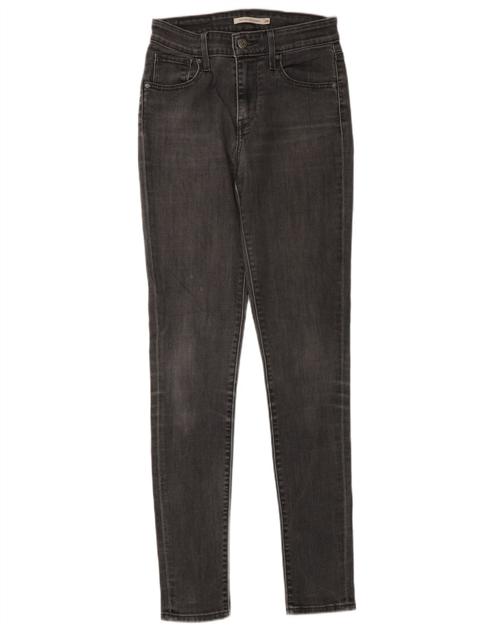 Γυναικείο Skinny Jeans Levi's W26 L34 Γκρι βαμβακερό