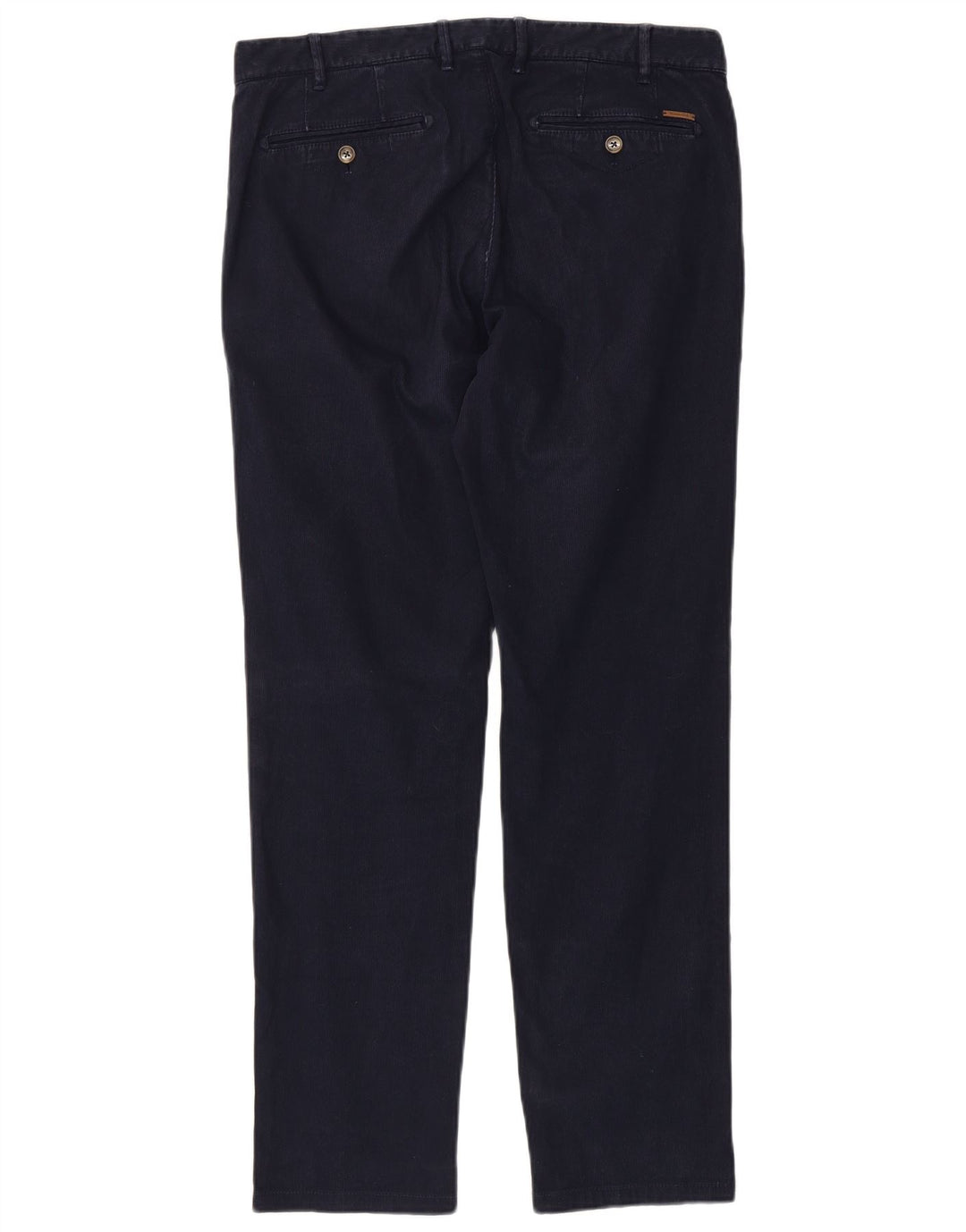 MASSIMO DUTTI Ανδρικό παντελόνι Chino σε καθημερινή εφαρμογή EU 42 Large W32 L32 Navy Blue