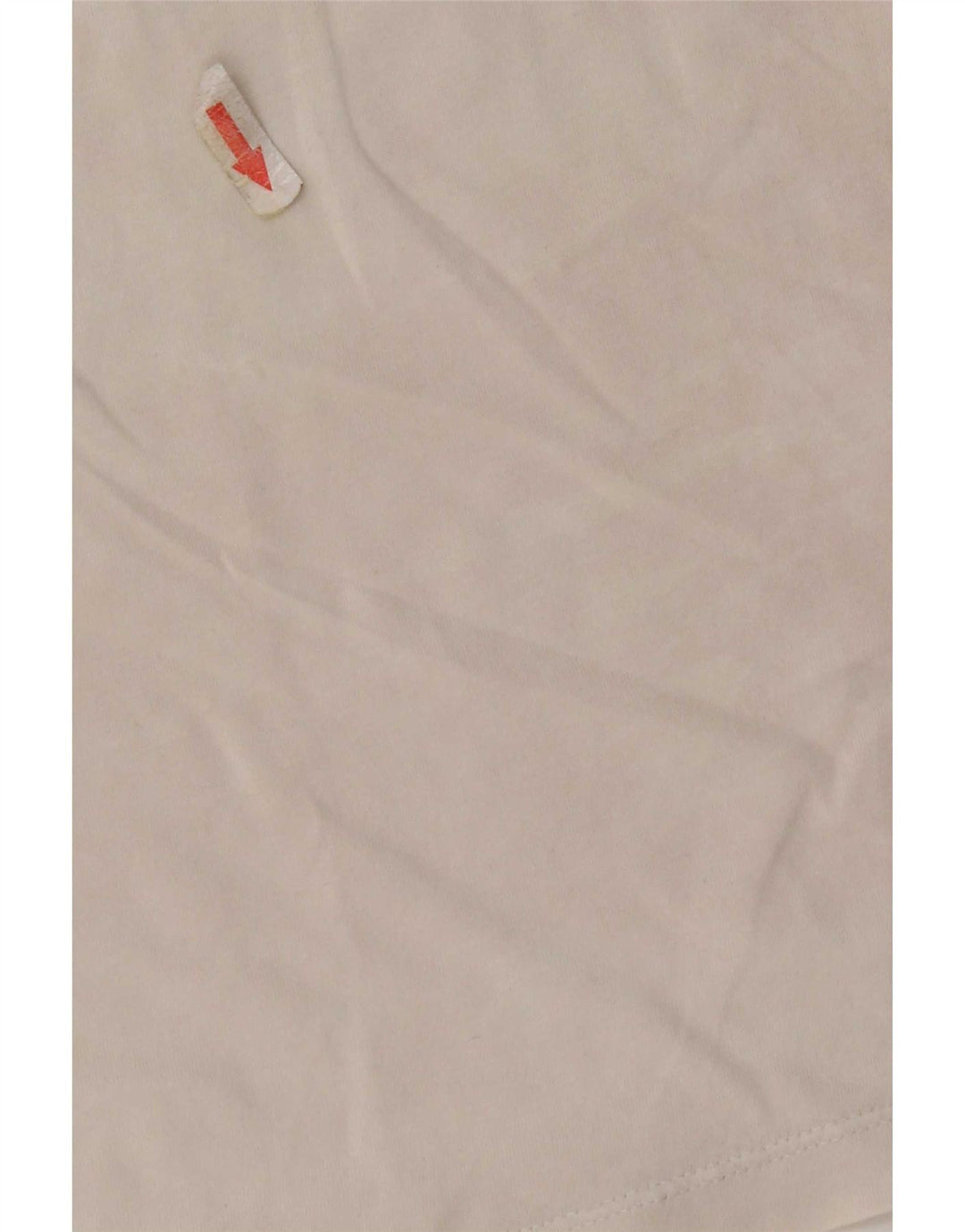Adidas Γυναικείο T-Shirt Top UK 12 Μεσαίο λευκό βαμβακερό