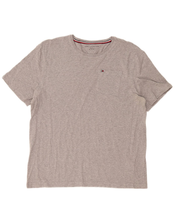 Ανδρικό T-Shirt Tommy Hilfiger Top XL Γκρι βαμβακερό