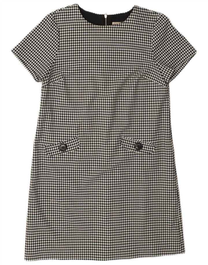 Φόρεμα Phase Eight Shift UK 12 Medium Black Houndstooth Polyester