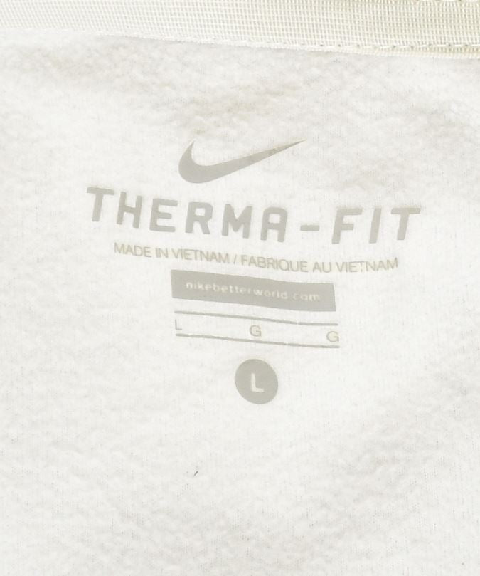 NIKE Γυναικείο Therma Fit Fleece Jacket UK 14 Large Grey Polyester