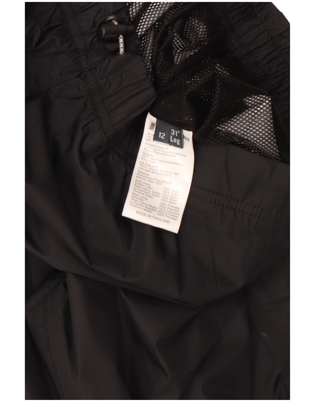 Γυναικείο αδιάβροχο παντελόνι Berghaus UK 12 Medium Black Nylon