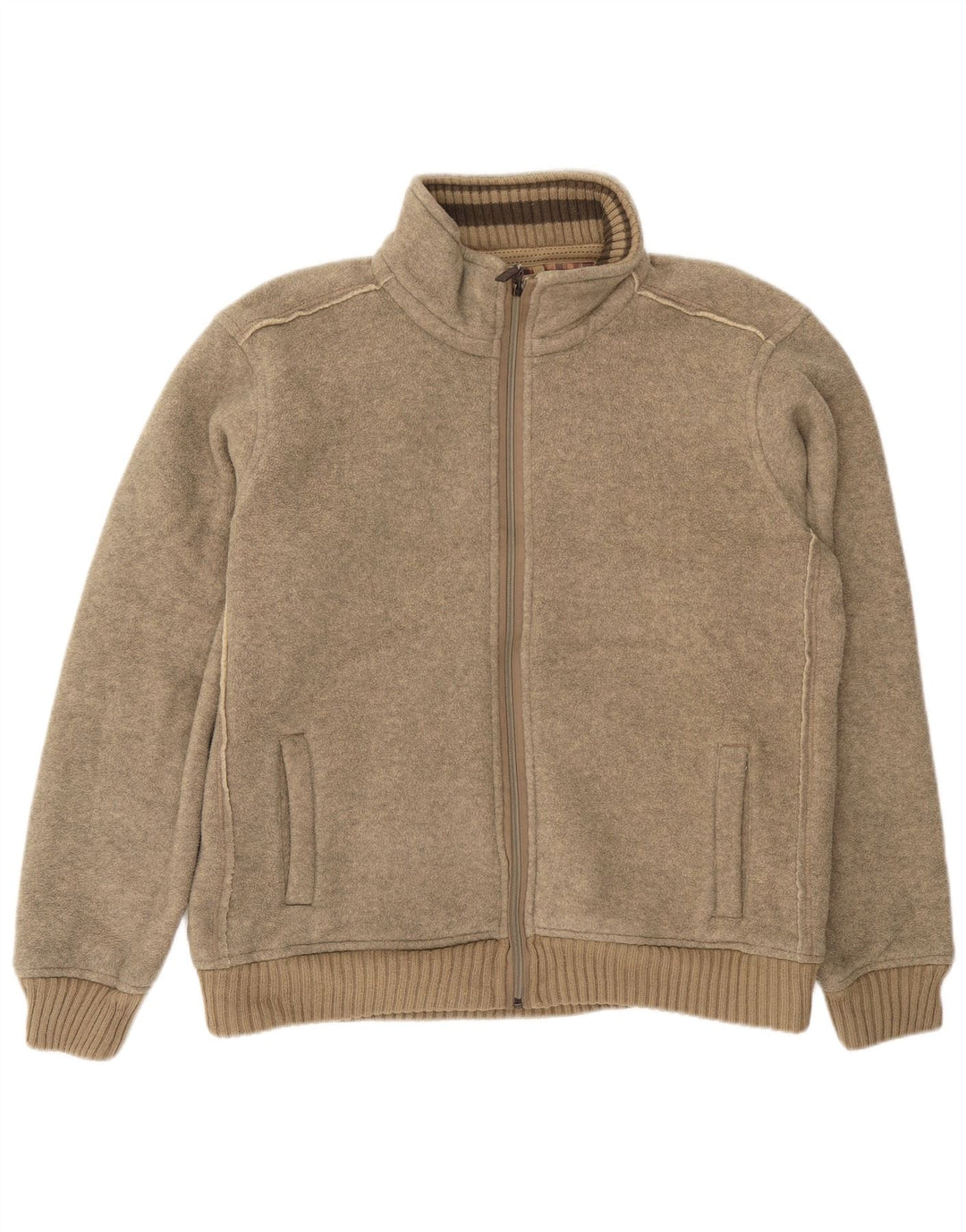 Marks & Spencer Ανδρική φόρμα αθλητικής φόρμας μπλε Harbour Top Jacket Μεγάλο Μπεζ Flecked