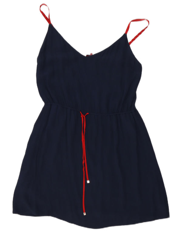 TOMMY HILFIGER Γυναικείο Slip Dress UK 14 Large Navy Blue Viscose