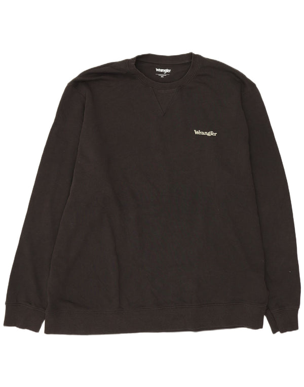Ανδρικό φούτερ Wrangler Jumper 2XL Μαύρο βαμβακερό