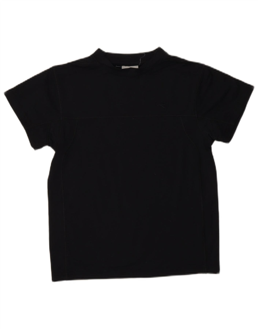 DIADORA Γυναικείο T-Shirt Crop Top UK 10 Small Black Polyamide
