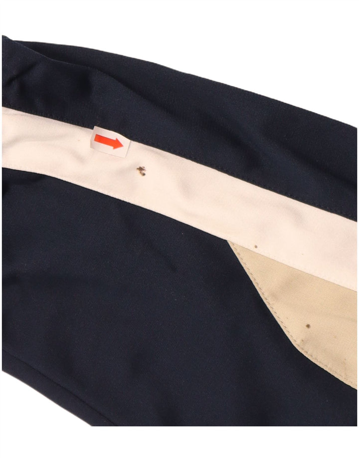 Ανδρική αθλητική φόρμα REEBOK Top Jacket Medium Navy Blue Colorblock Polyester