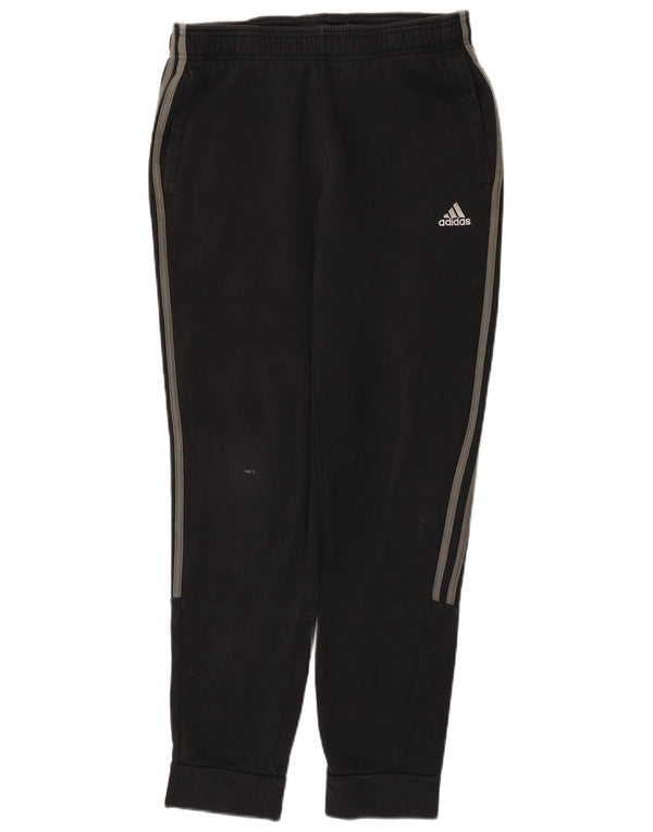 Ανδρική φόρμα Adidas Παντελόνι Joggers Μεσαίο μαύρο βαμβακερό
