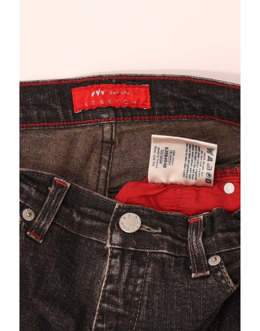 Γυναικεία Marks & Spencer Per Una Bootcut Jeans UK 8 Small W26 L32 Grey Cotton