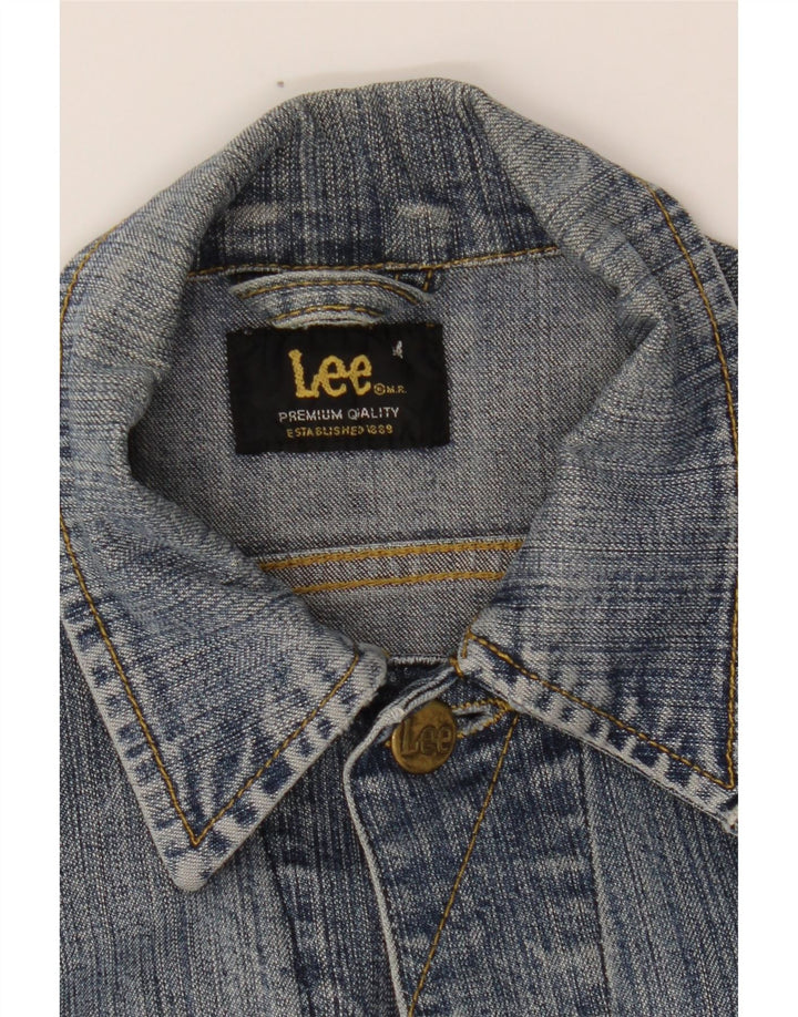 LEE Womens Denim Jacket UK 10 Small Blue Cotton Vintage Lee and Second-Hand Lee from Messina Hembry 