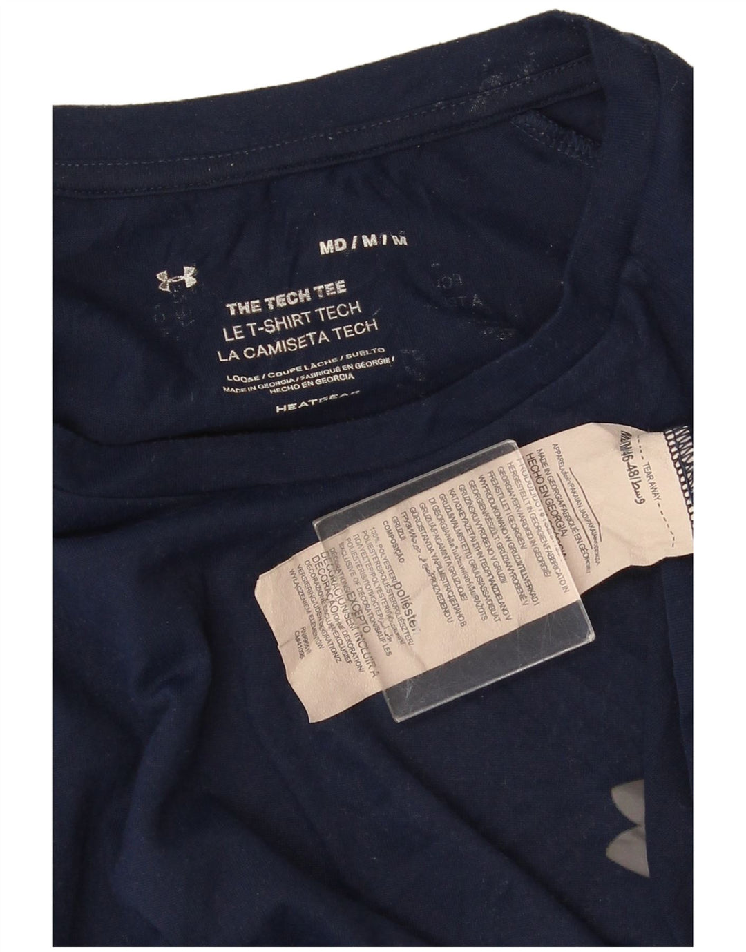 Ανδρικό T-Shirt UNDER Armour Top Medium Navy Blue Polyester