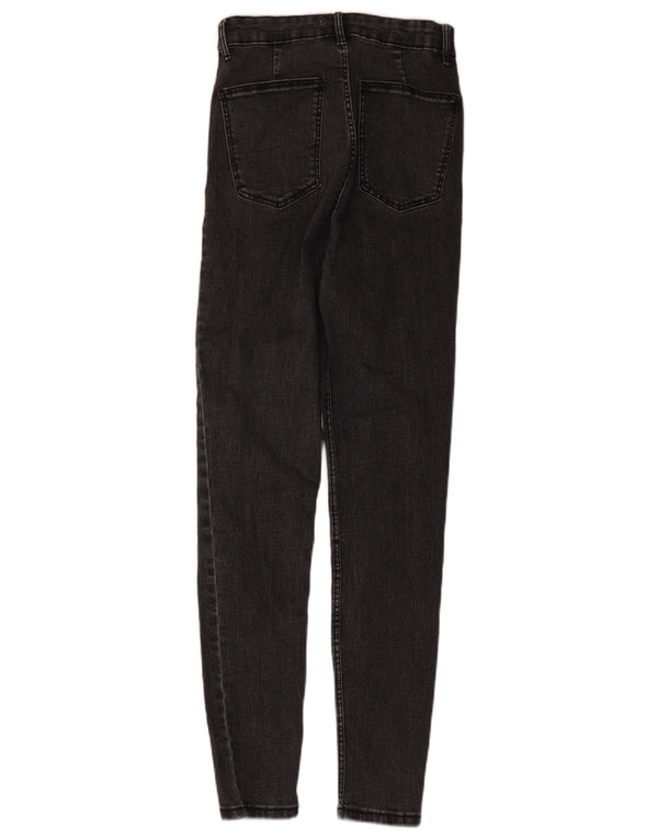 Zara Γυναικείο Ψηλόμεσο Skinny Jeans EU 36 XS W26 L28 Γκρι