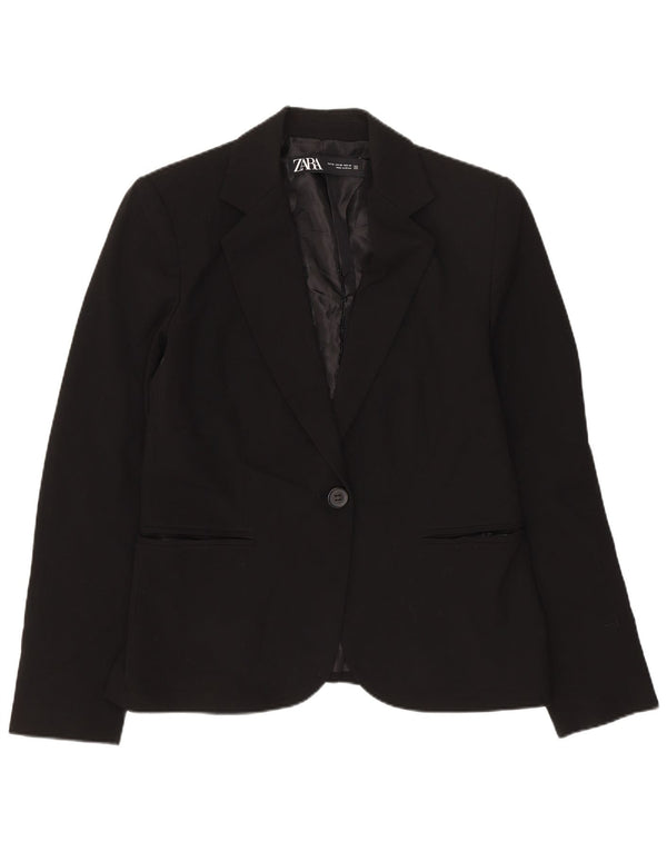 Zara Γυναικείο Μπουφάν μπλέιζερ EU 38 Small Black