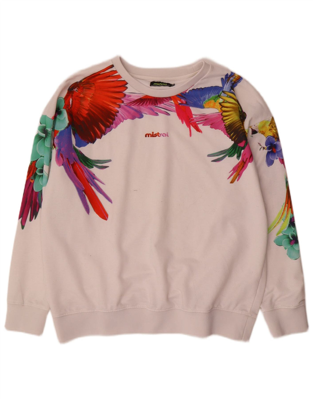Γυναικεία φούτερ Mistral Jumper UK 14 Medium White Floral Χαβάης