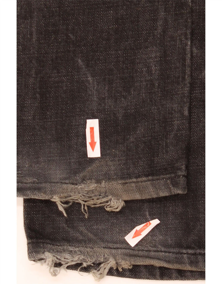 Lee Mens Bootcut Jeans W30 L34 Μαύρο βαμβακερό