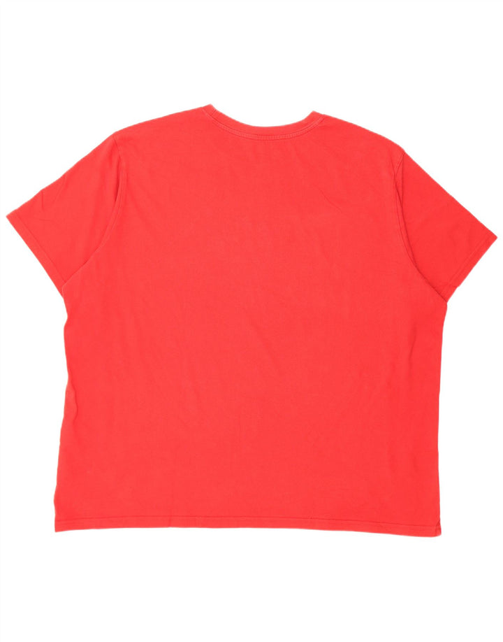 Ανδρικό γραφικό T-Shirt Levi's Top 2XL Κόκκινο βαμβακερό