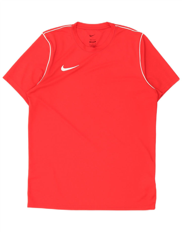 Ανδρικό T-shirt Nike Dri Fit Slim Fit Top μεγάλο κόκκινο πολυεστέρα