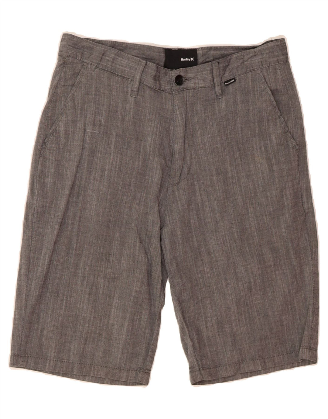 HURLEY Mens Chino Shorts W28 Small Grey Cotton Vintage Hurley and Second-Hand Hurley from Messina Hembry 