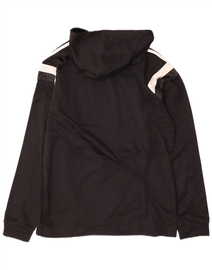 Adidas Ανδρικό Hoodie Jumper Medium Black Colourblock Πολυεστέρας