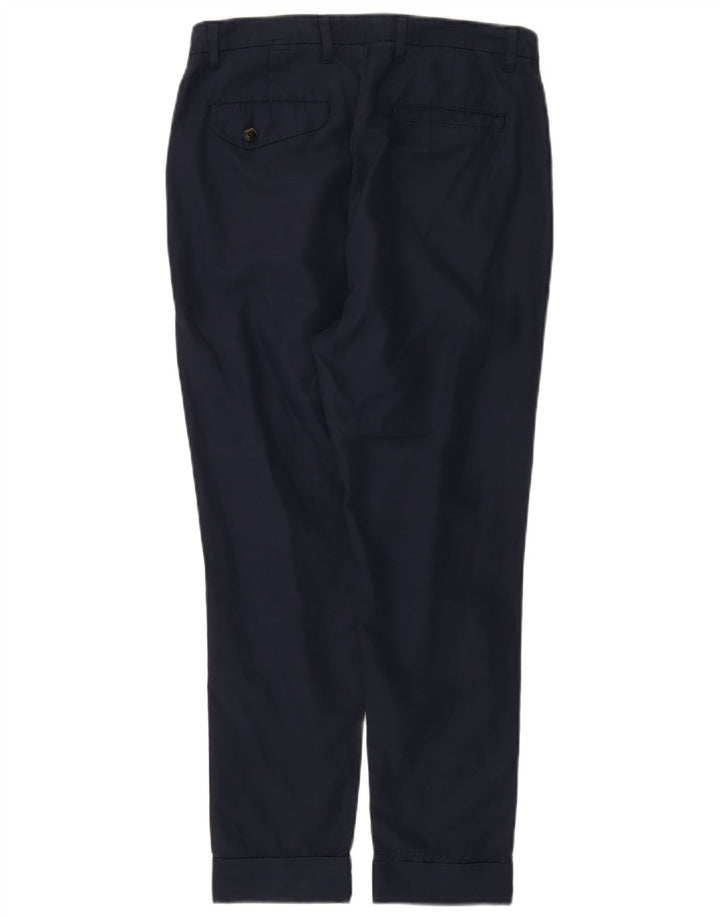 Woolrich Γυναικείο Slim παντελόνι Chino W27 L26 Navy Blue Cotton