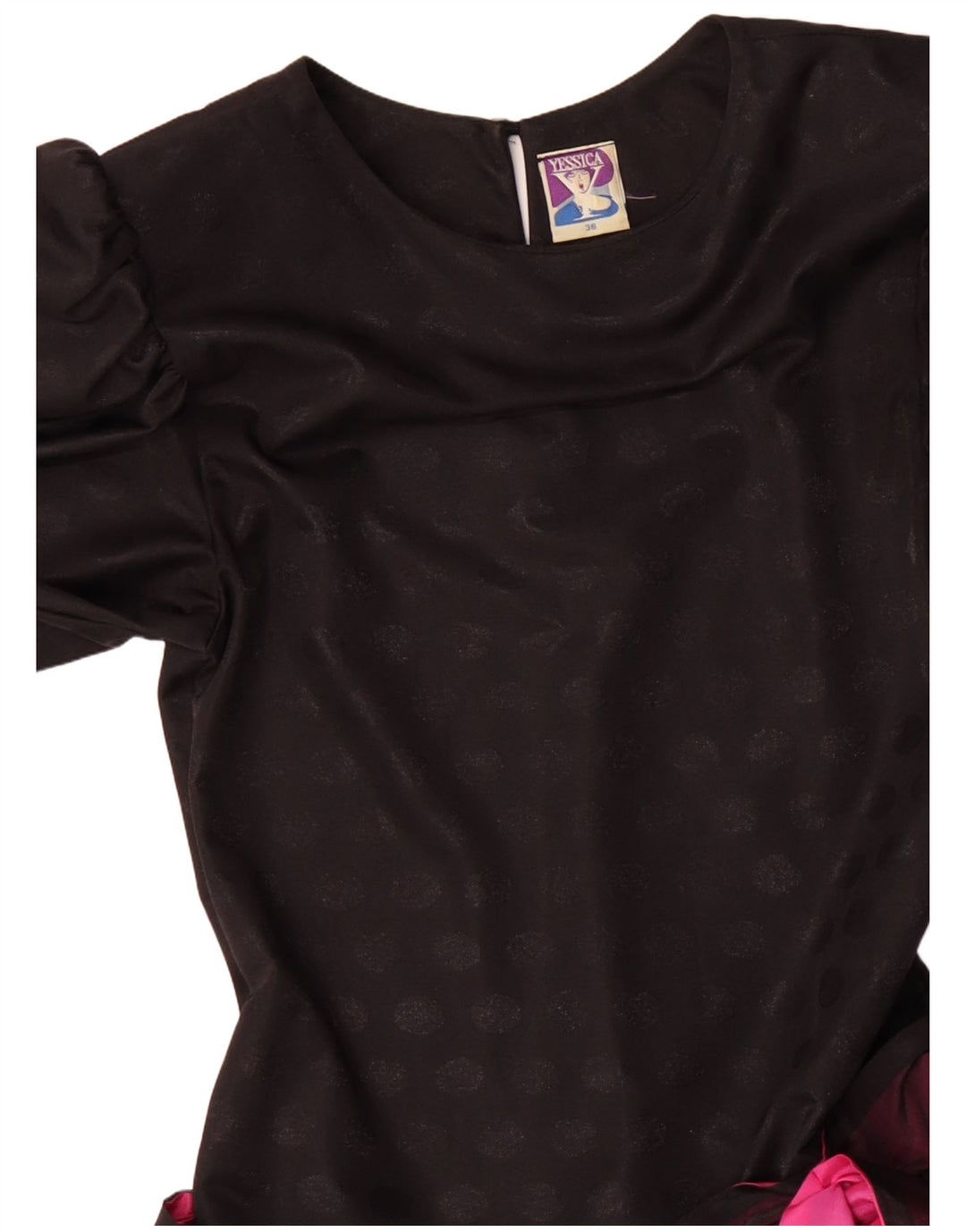 YESSICA Γυναικείο φόρεμα σε επίπεδα EU 36 Small Black Colourblock Polyester