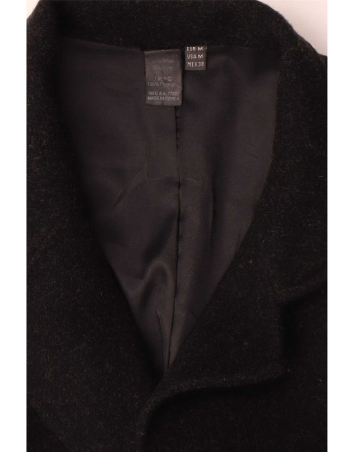 Zara Ανδρικό Πανωφόρι UK 38 Μεσαίο Μαύρο Μαλλί