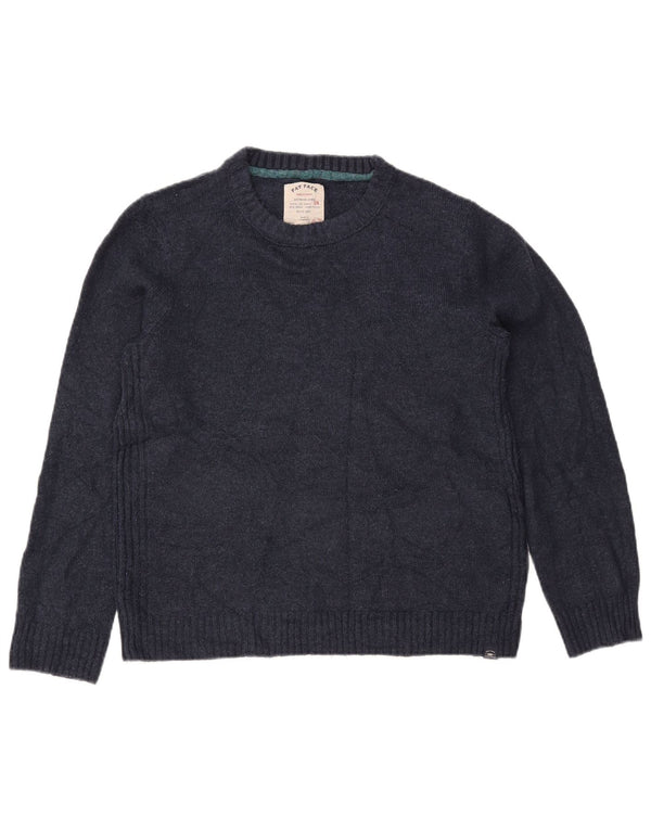 FAT FACE Γυναικείο πουλόβερ με λαιμόκοψη μεγάλου μεγέθους UK 10 Small Navy Blue