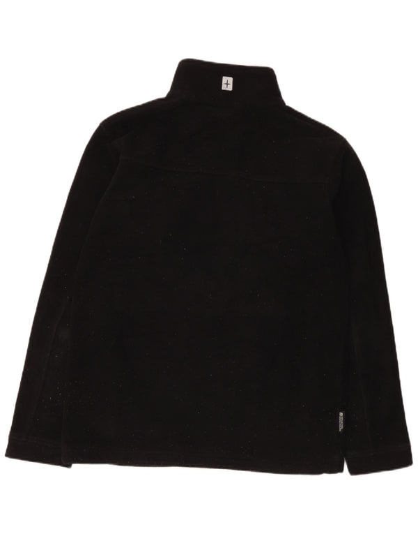Mountain Warehouse Mens Fleece Jacket UK 38 Medium Black Polyester