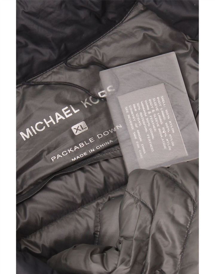 MICHAEL KORS Ανδρικό μπουφάν με επένδυση UK 42 XL Navy Blue Nylon