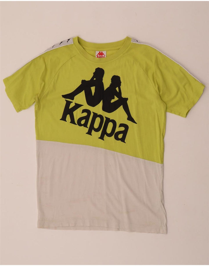 Ανδρικό γραφικό μπλουζάκι Kappa Top Μεσαίο πράσινο χρώμα, βαμβακερό