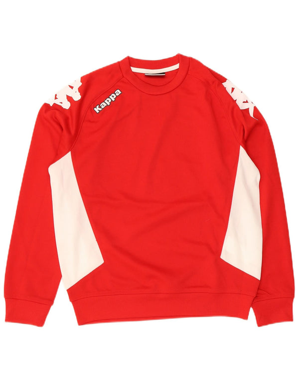 Kappa Boys Graphic Φούτερ Jumper 11-12 ετών Κόκκινο πολυεστέρας