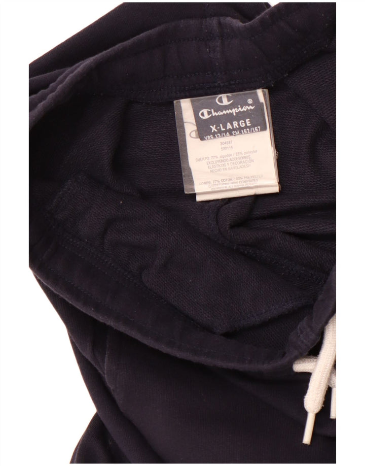 CHAMPION για αγόρια αθλητικά παντελόνια Joggers 13-14 ετών XL Navy Blue Cotton