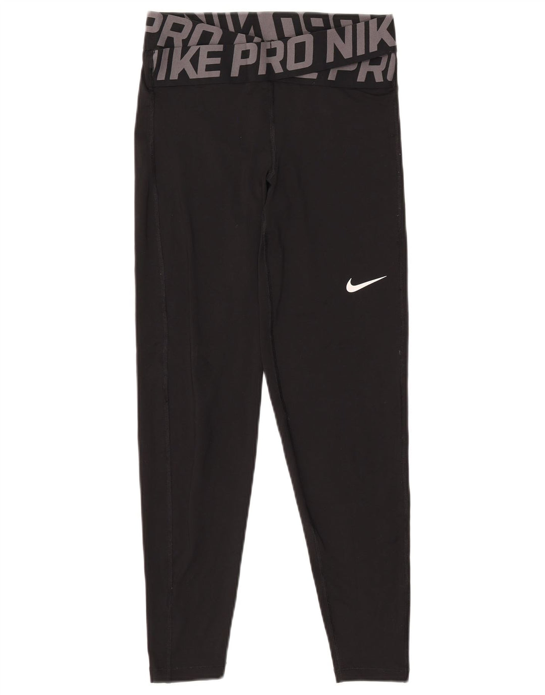 Γυναικεία γραφικά κολάν NIKE Dri Fit UK 10 Small Black Polyester