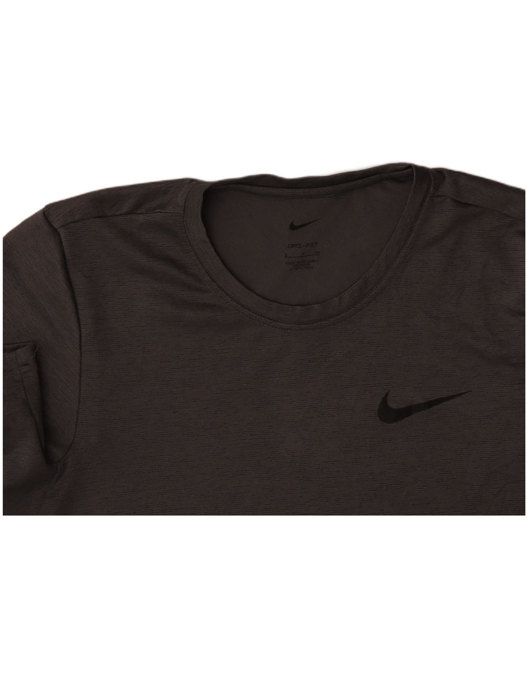 Ανδρικό μπλουζάκι NIKE Dri Fit Top Small Grey Polyester