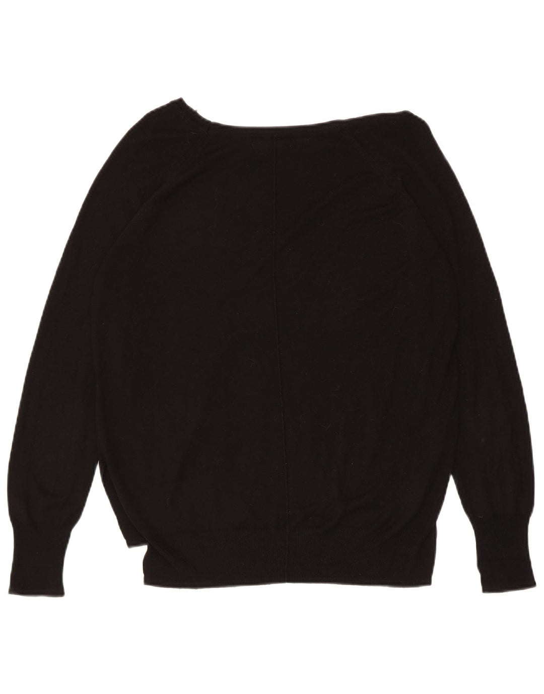 ZARA Γυναικείο πουλόβερ με λαιμόκαυστο UK 14 μεγάλο μαύρο συνθετικό